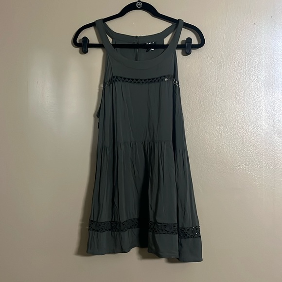 torrid Tops - Torrid Olive Green Sleeveless Straps Lace Trim Top Sz 2X